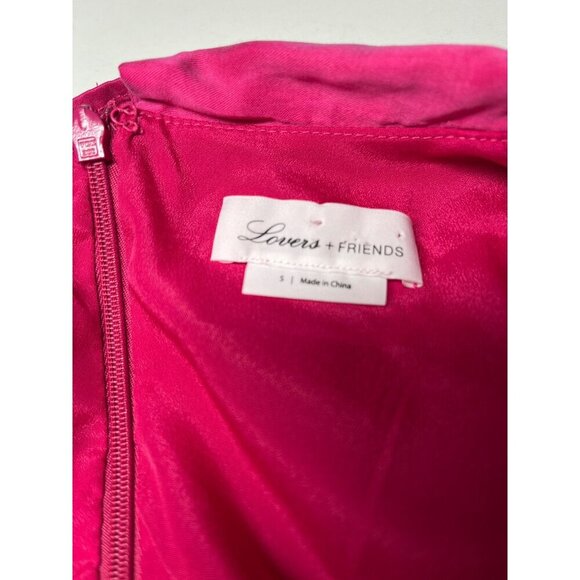 Lovers + Friends Tosh Hot Pink Romper Shorts One Piece Size SMALL Ladies - Picture 6 of 9